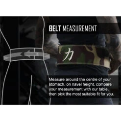 Webbing Deadlift Belt / Back Support Grey/Black -Strength Shop measurement pic belt 1zu1 b4028ea5 6918 4104 a879 d9b9293d2cb8
