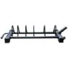 Bumper Plate Toast Rack – Horizontal Storage, Black -Strength Shop new bumper plate toaster rack full side