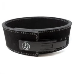 Extra Stiff Black Lever Belt, 13mm - IPF Approved -Strength Shop riot belt front 2 1 1