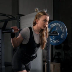 Double Prong Belt, All Black, 10MM - IPF Approved -Strength Shop singlet shop women 4