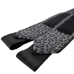 Light Wrist Wraps - Dark Leo Print – 30cm/60cm -Strength Shop wraps leo shop 4